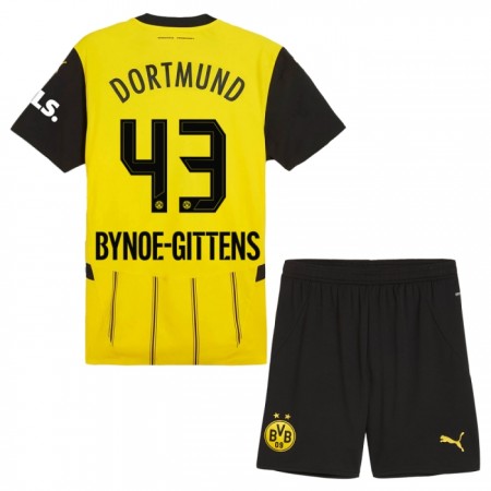 Borussia Dortmund Bynoe Gittens 43 Børn Hjemme 2024-25 - Fodboldtrøjer (S/S)